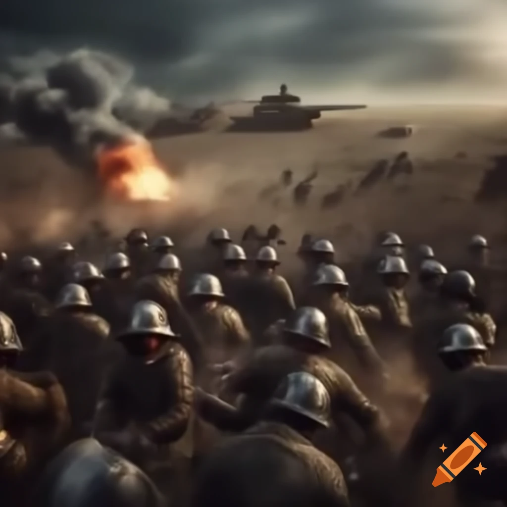 Realistic depiction of World War II battle in Collo, Skikda, Algeria