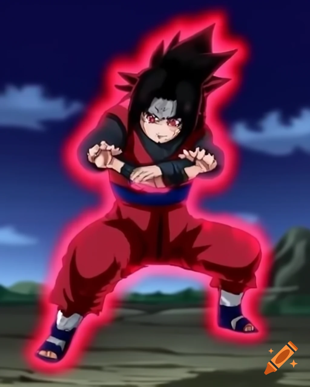 Epic battle between Uchiha Itachi and Goku in Ultra Instinct form