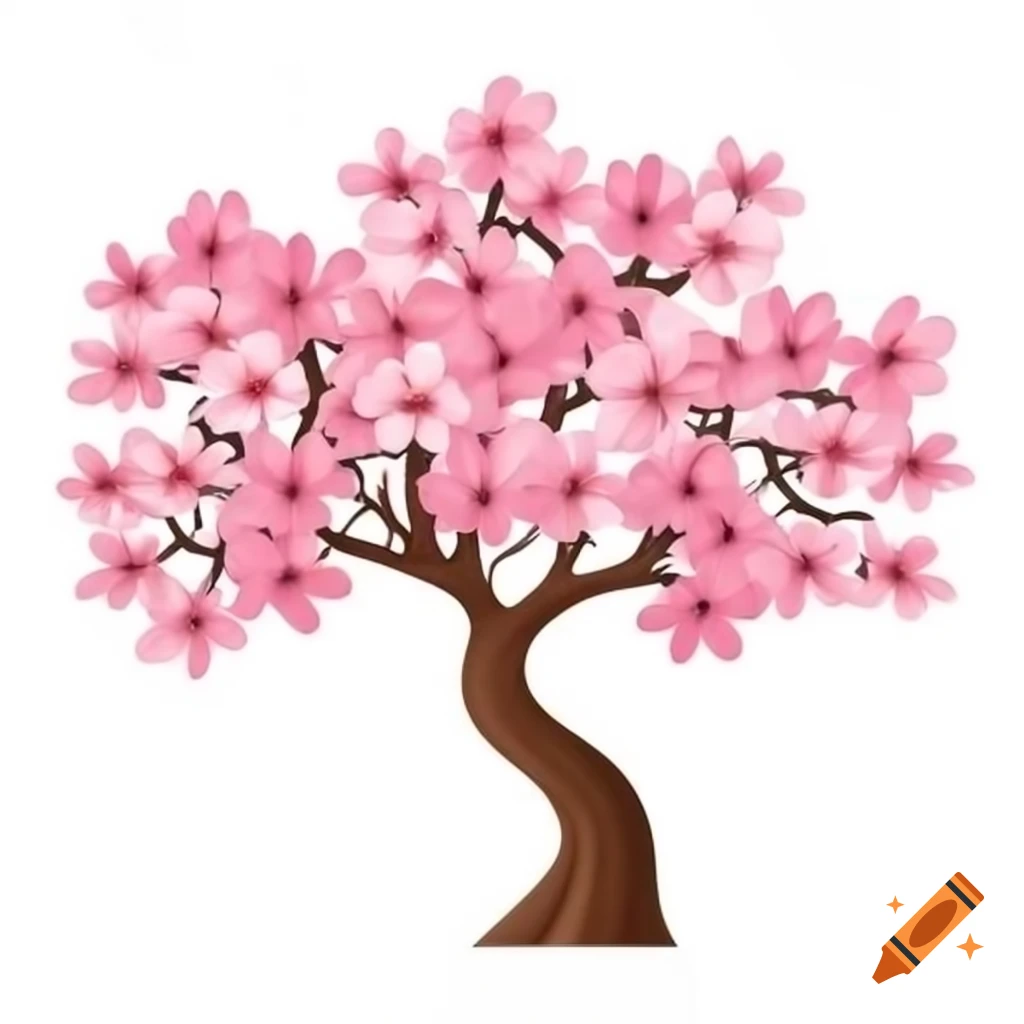 Cherry blossom tree showcasing vibrant pink flowers
