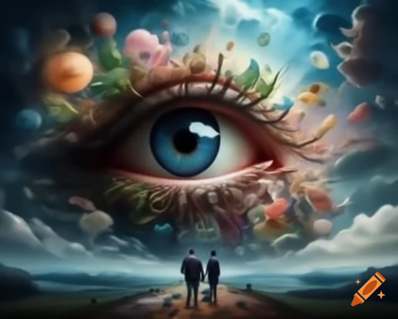 Pop surreal photography showcasing vivid and imaginative visuals