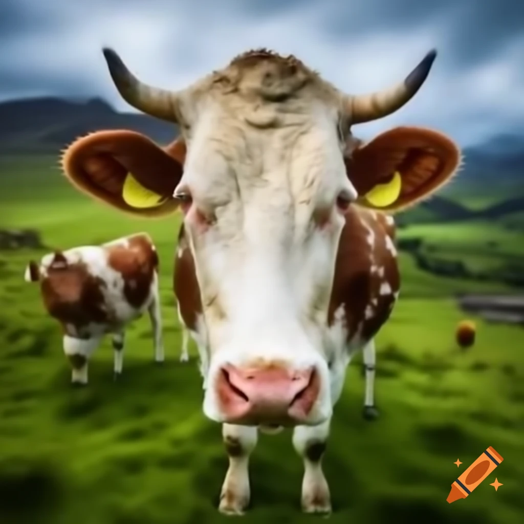 Cow appears to have fallen