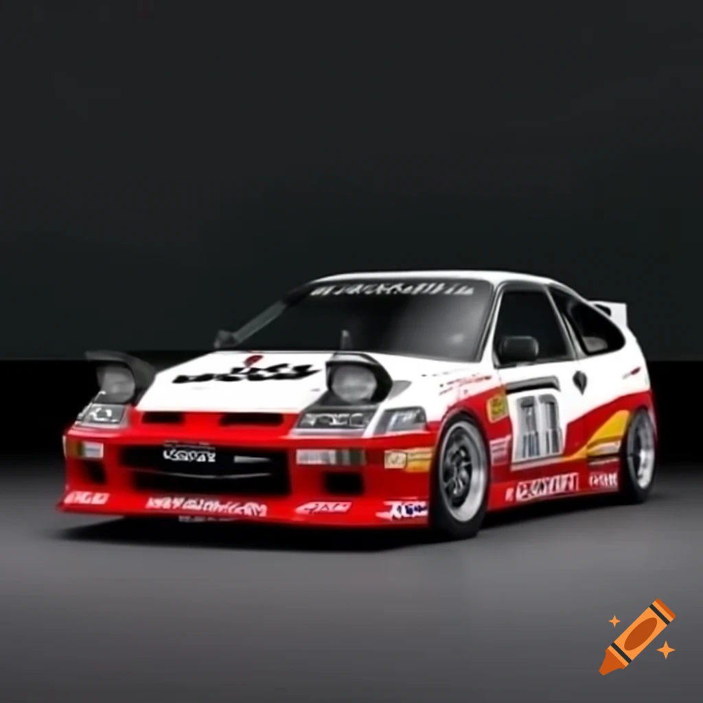 1990 Honda CRX featuring Castrol livery
