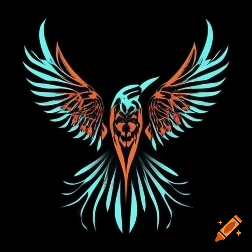 Raven tribal design artwork