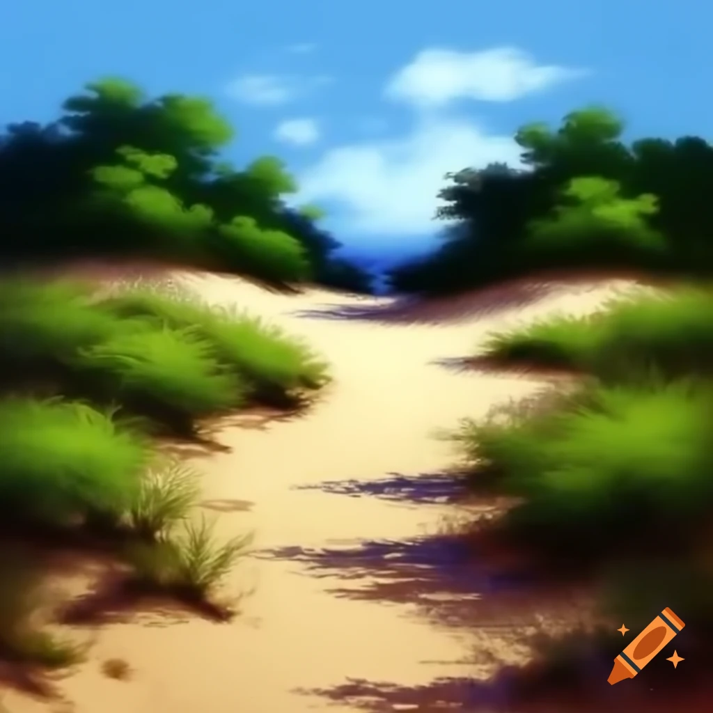 Sandy Path Through Lush Vegetation Acrylic Painting On Craiyon sandy-path-through-lush-vegetation-acrylic-painting-on-craiyon