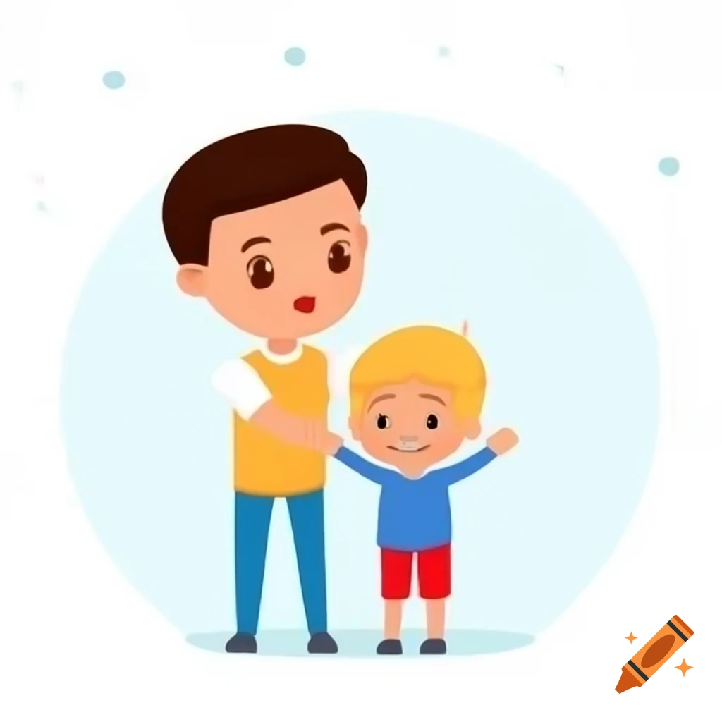 Boy smiling at his teacher