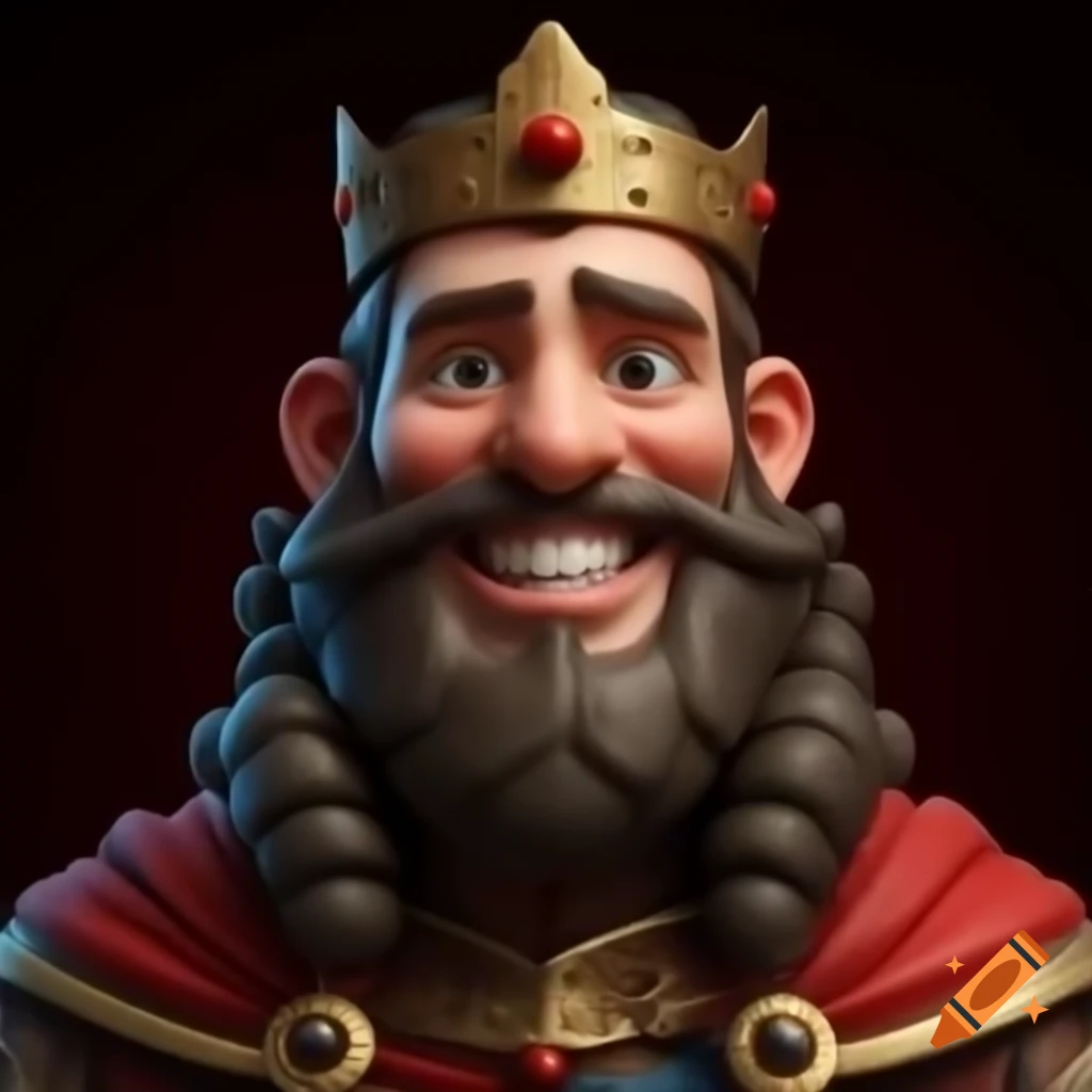 Joyful noble man in traditional attire