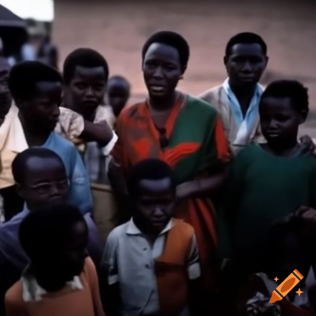 Old color photos from the 1970s featuring Jerome Joseph Steven Marshall's parents in Nigeria