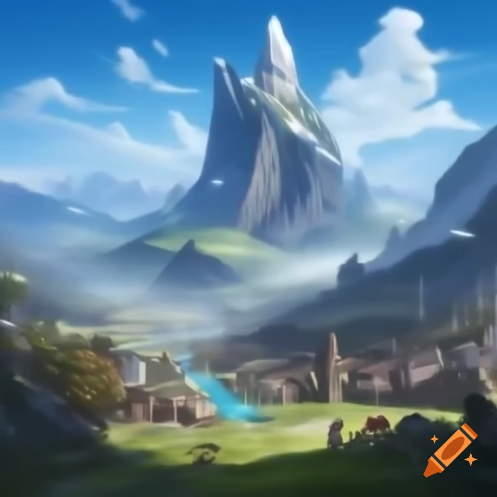 Vast panorama of Thalyssia continent featuring snowy mountains, dense forests, and plains