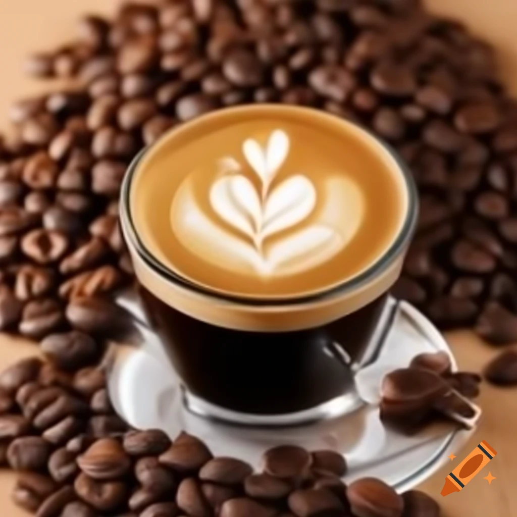 Cup of coffee with a rich aroma