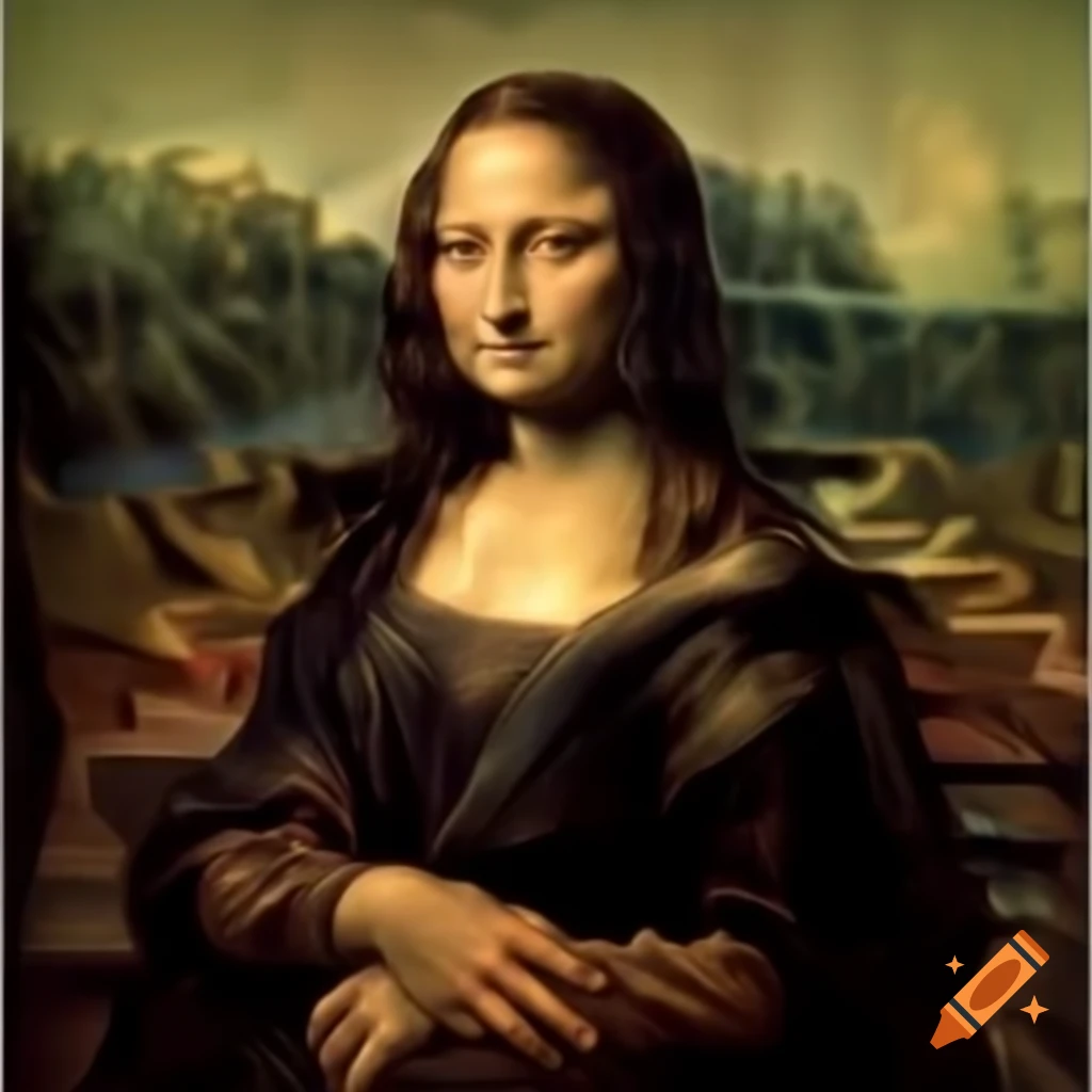 Photorealistic depiction of Mona Lisa with realistic features