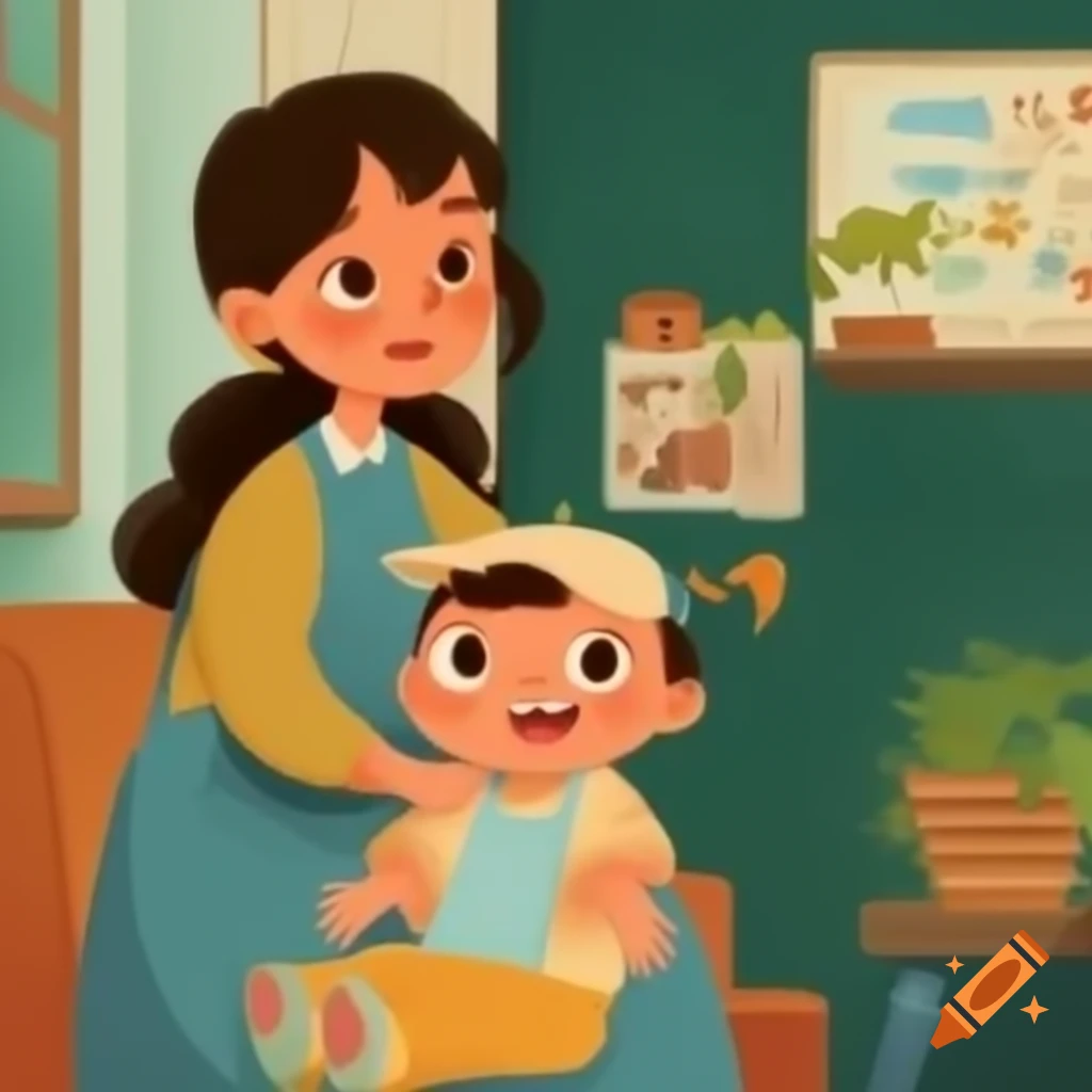 Mother and child sharing a moment