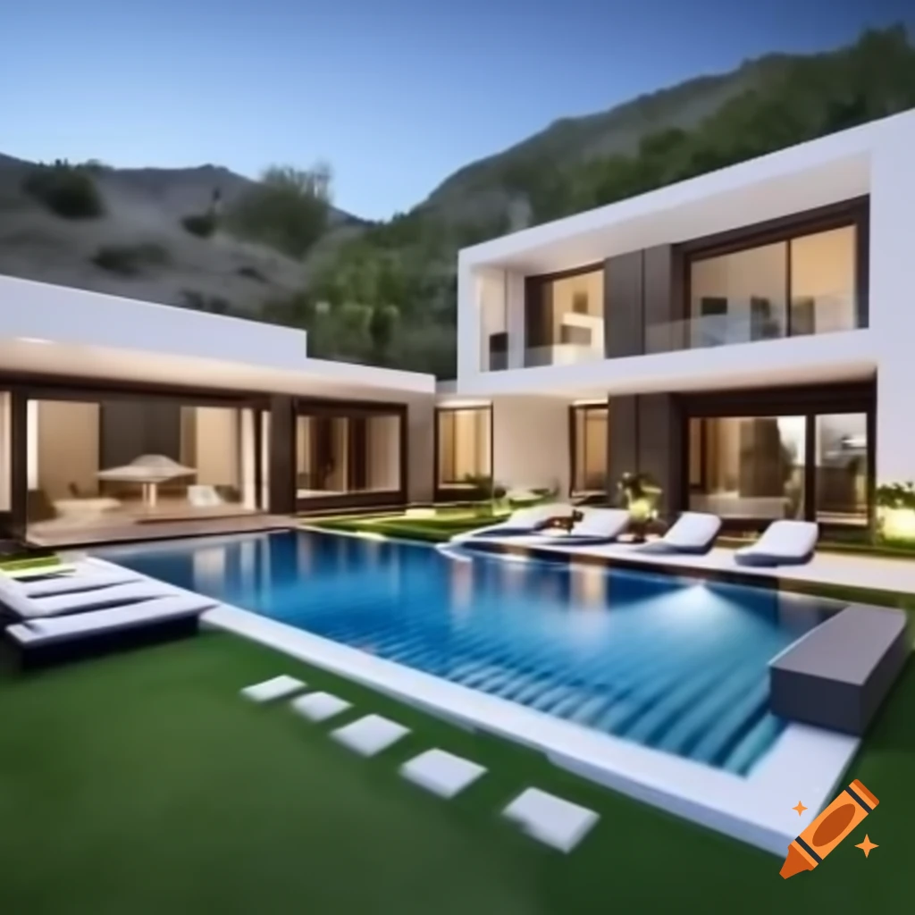Ultra luxury villas with modern architecture