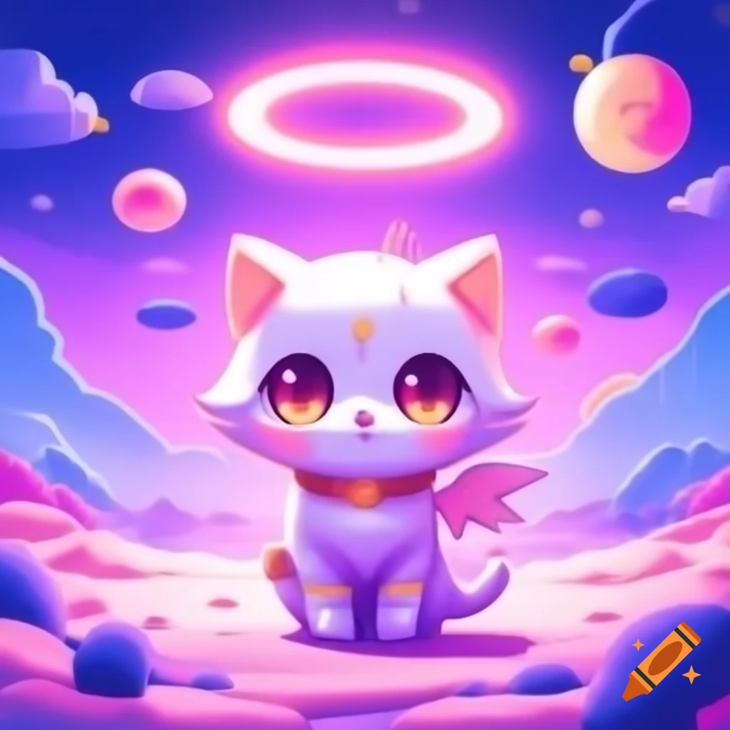 Cute Angel Kitten In Pink And Purple Themed Heaven Anime Style On Craiyon cute-angel-kitten-in-pink-and-purple-themed-heaven-anime-style-on-craiyon