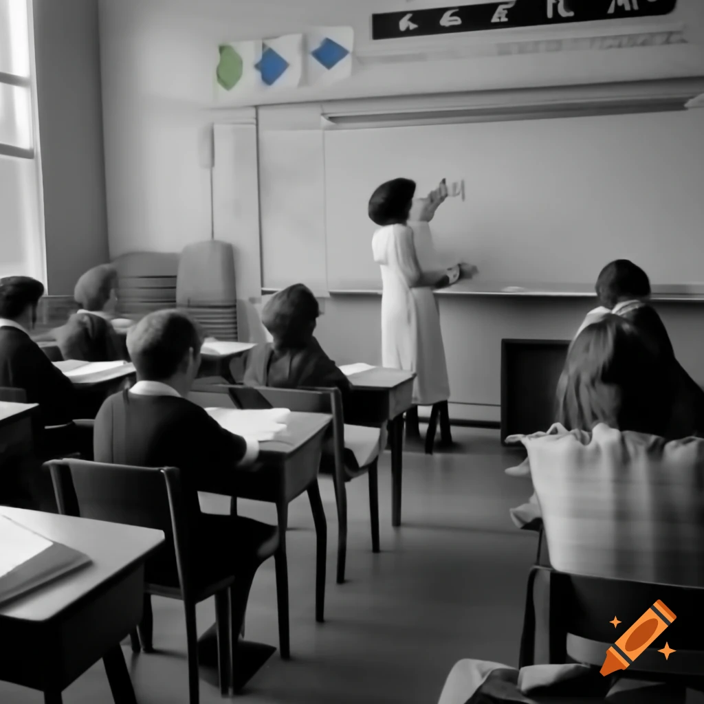 Classroom setting with children and playful activities, vibrant atmosphere
