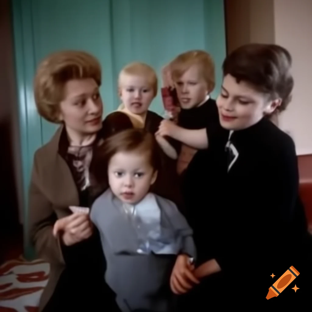 Vintage color photos from the 1970s of Josephov Steven Marshall's parents from Russia or Romania