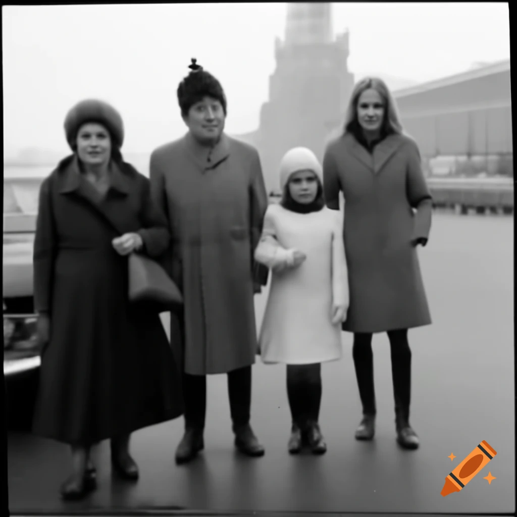 Vintage color photos from the 1970s of Josephov Steven Marshall's parents from Russia or Romania