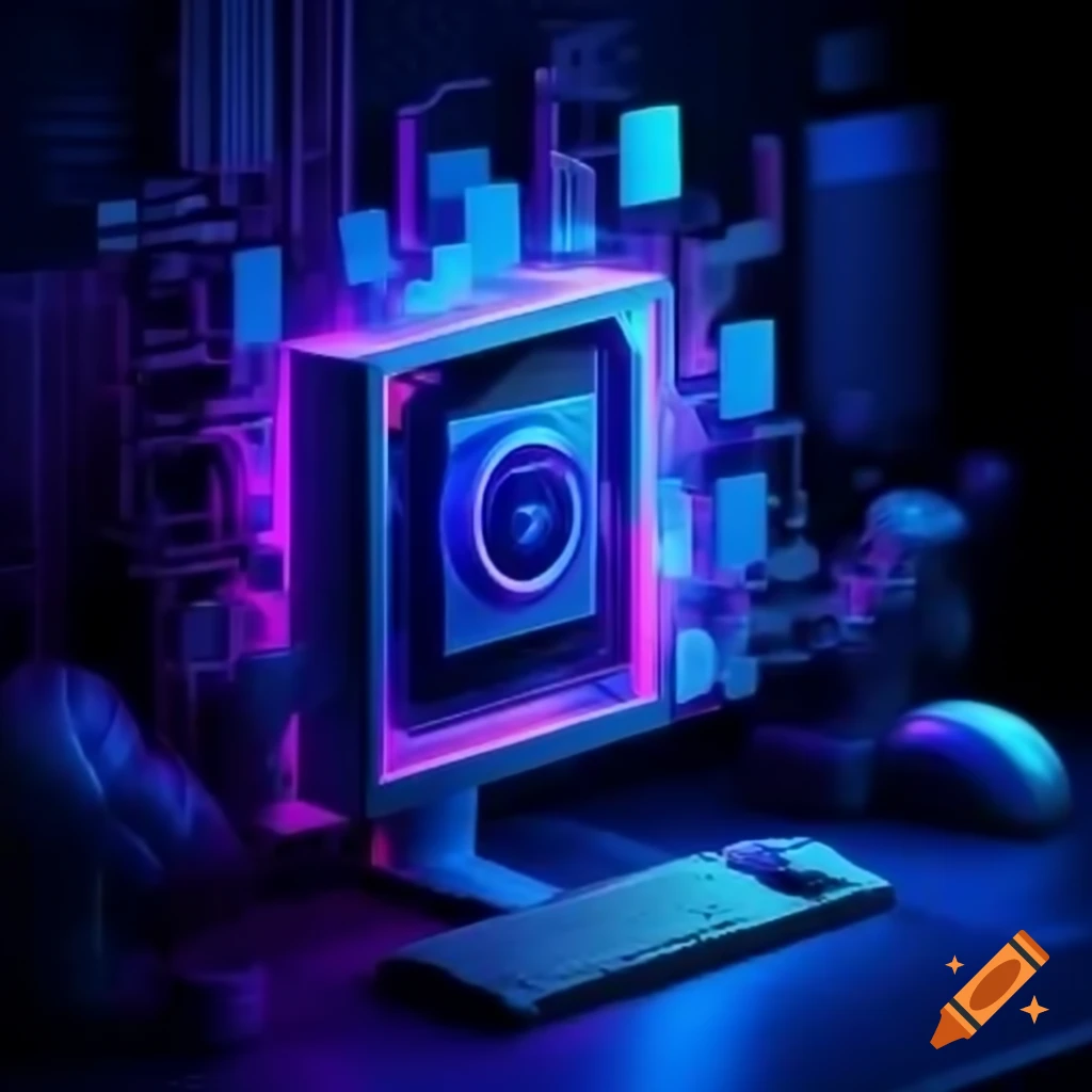 Computer graphics showcasing digital design