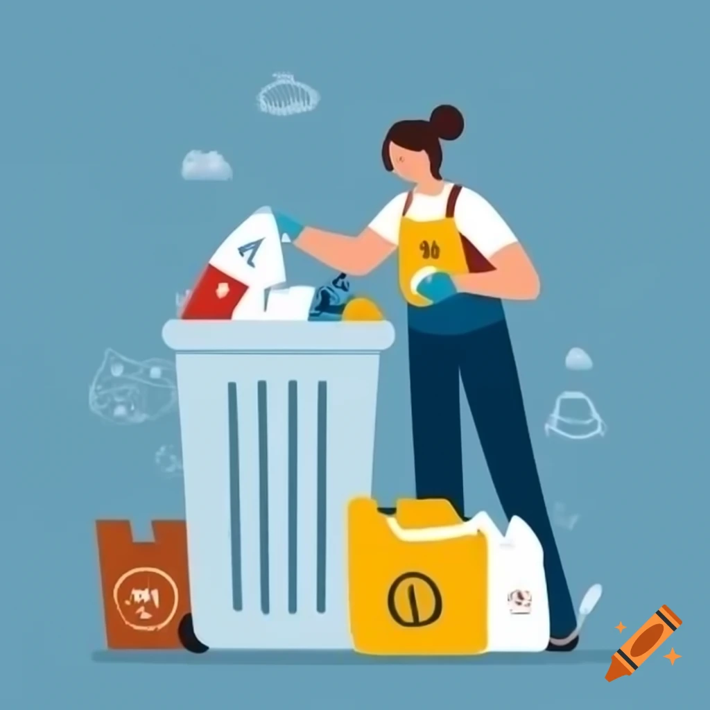 Person reducing waste by choosing products with minimal packaging