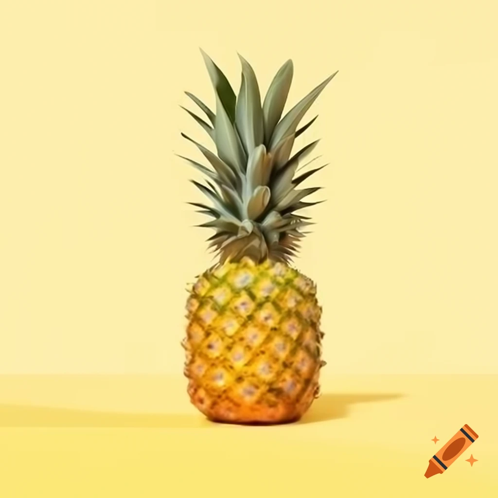 Background design for pineapple juice mockup poster