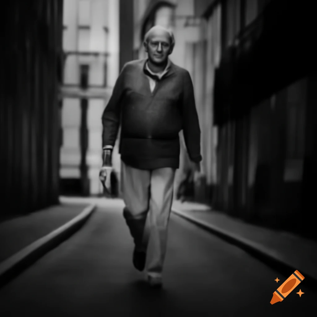 Man walking outdoors
