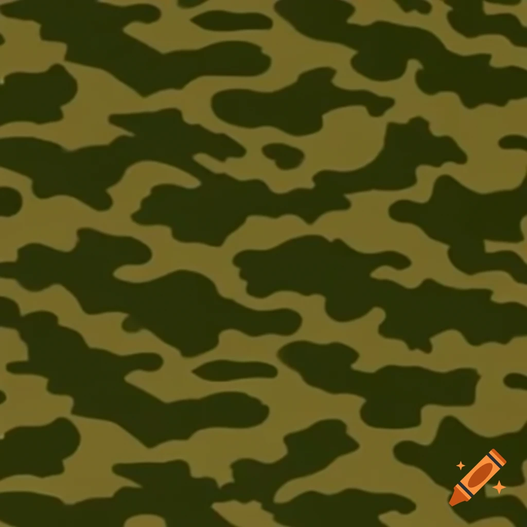 1945 oakleaf camouflage pattern design