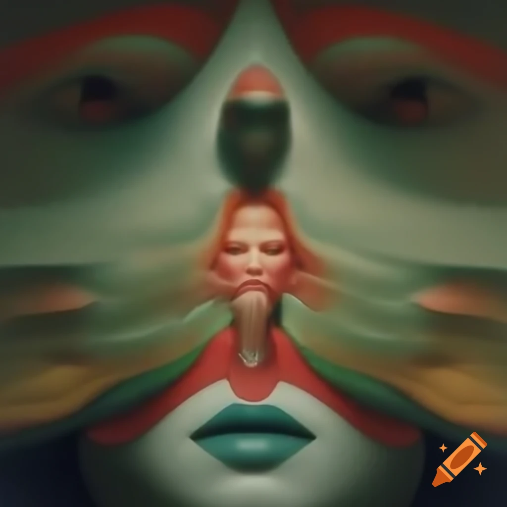 Surrealist art composition