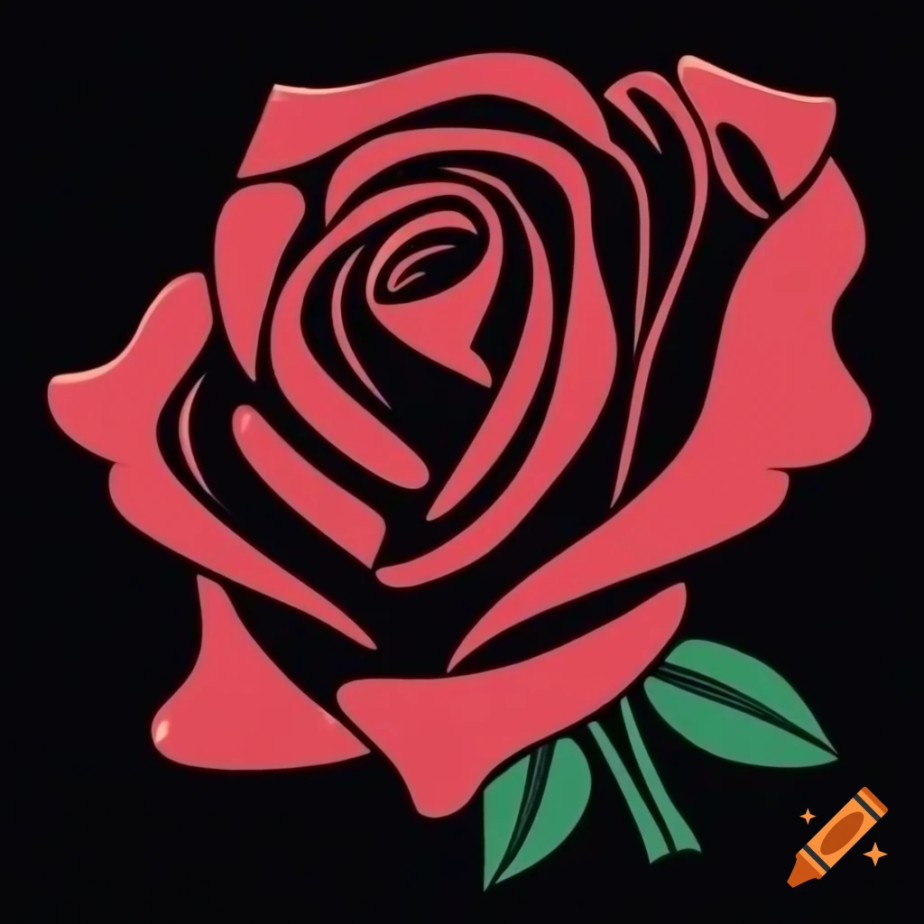 Rose flowers on craiyon