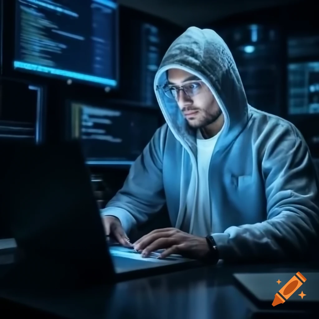 Concept of hacking, representing digital security breach