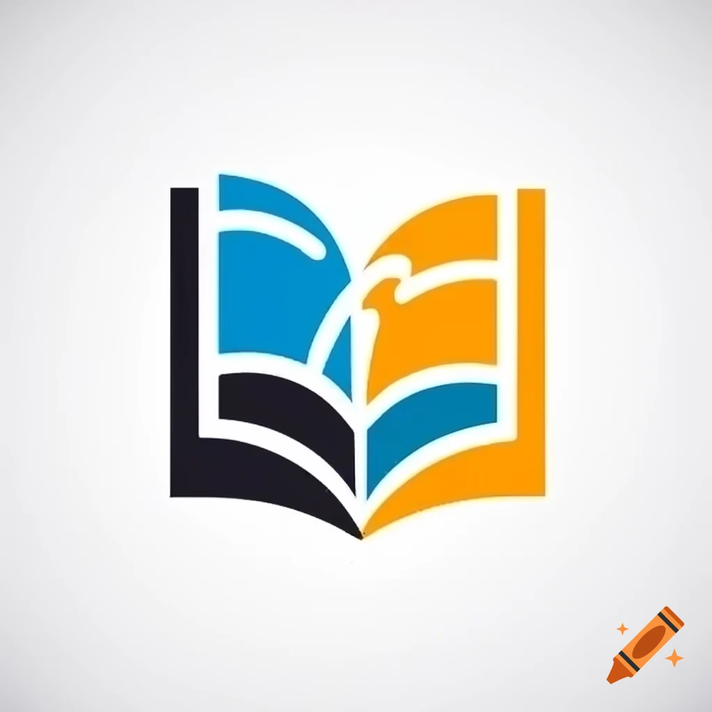 Vector logo design for book publishing management application
