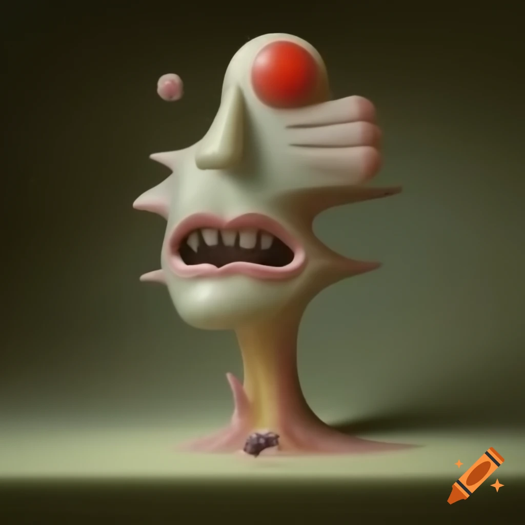 Surrealist art composition