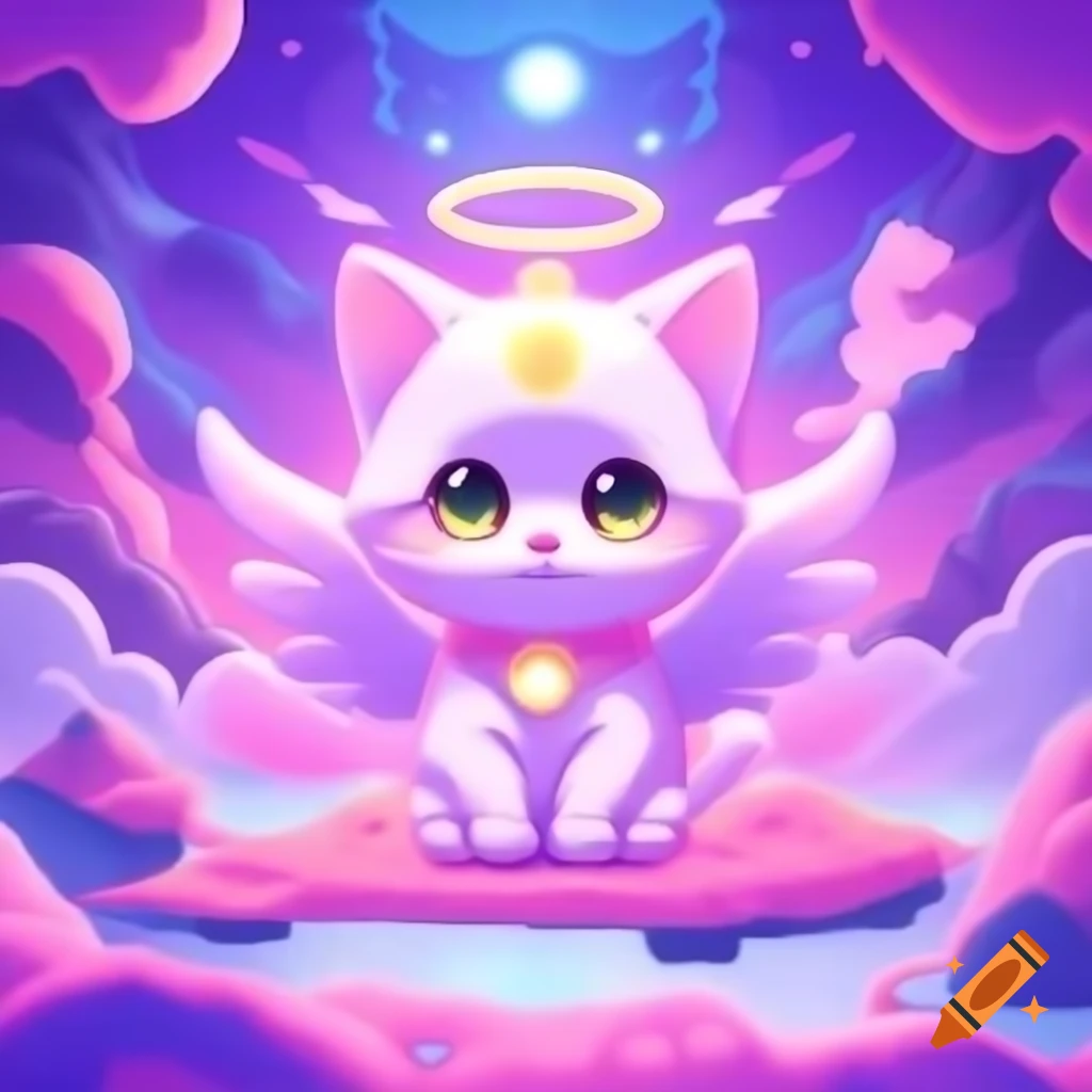 Cute Angel Kitten In Pink And Purple Themed Heaven Anime Style On Craiyon cute-angel-kitten-in-pink-and-purple-themed-heaven-anime-style-on-craiyon