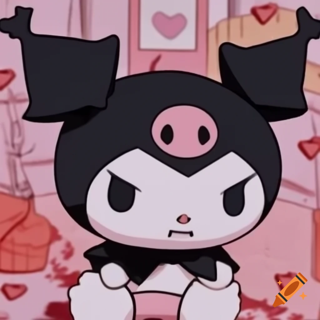 Kuromi character from Sanrio
