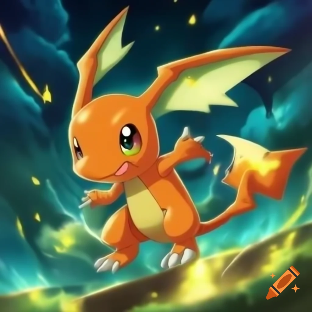 Digimon character in vibrant colors
