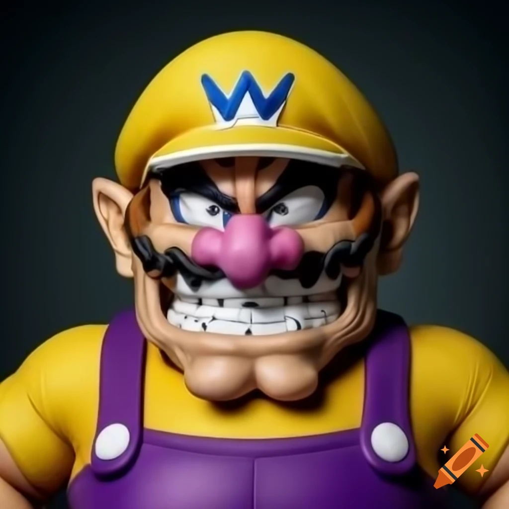 Photo realistic depiction of Wario character