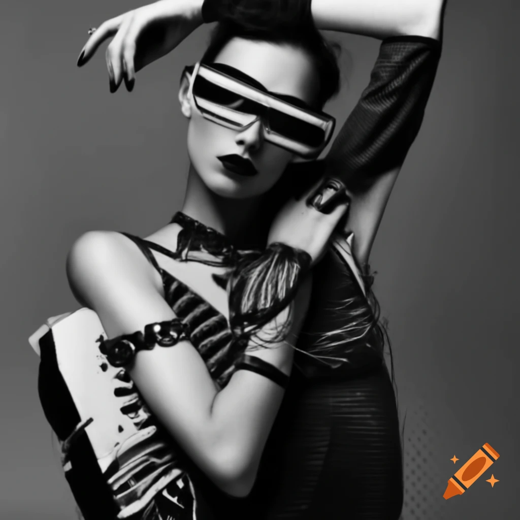 Mod fashion photoshoot featuring contemporary styles