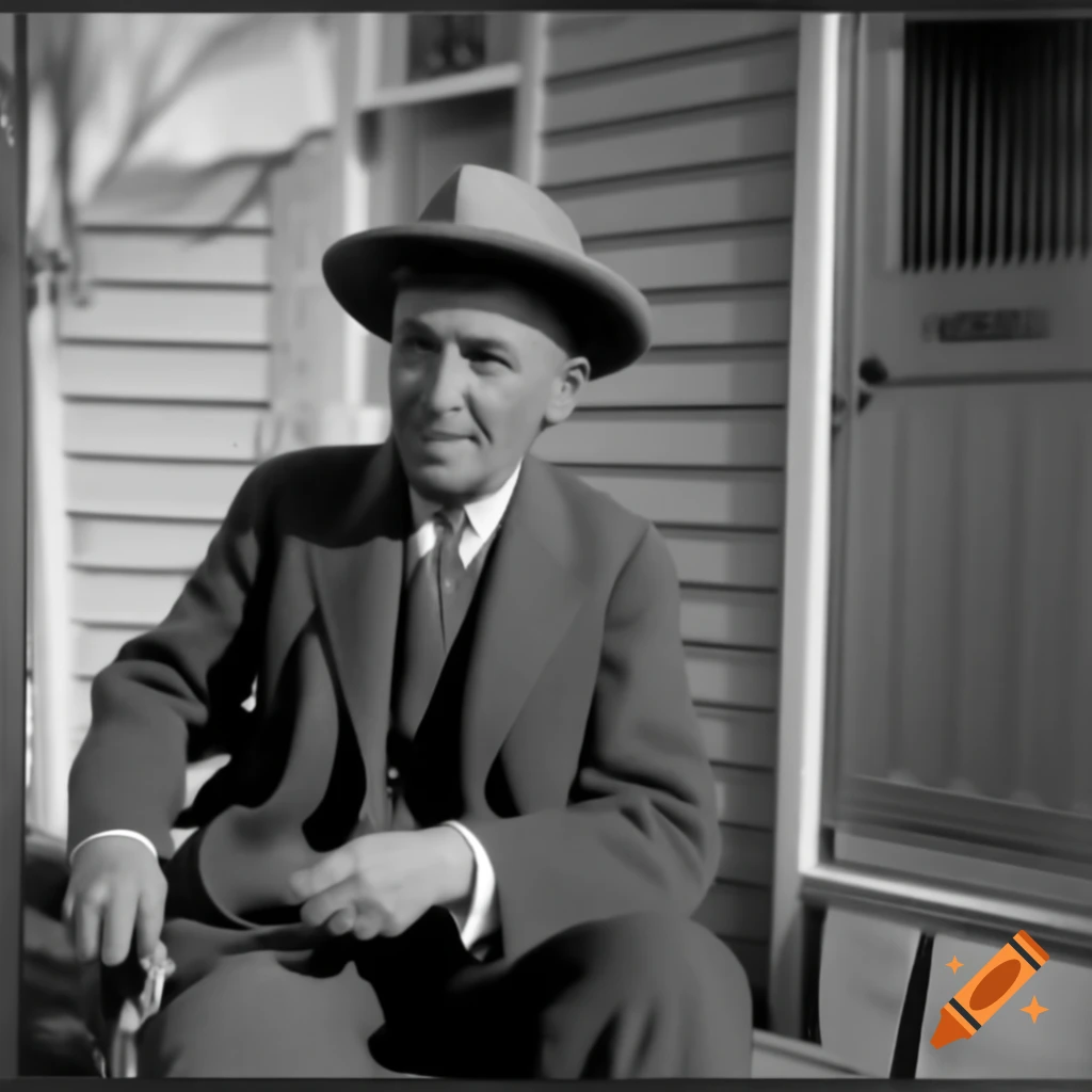 1920s elderly man, nosy neighbor at boarding house