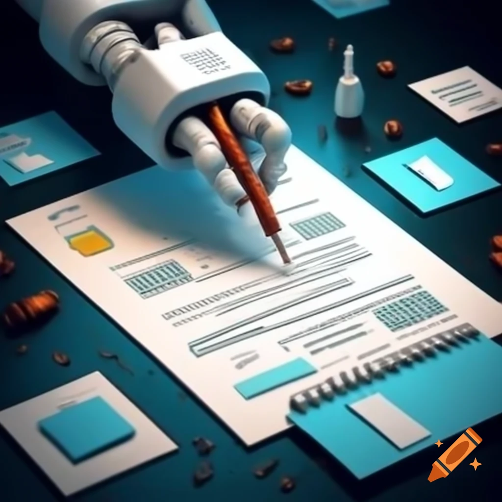 Generative AI technology analyzing and extracting information from paper documents