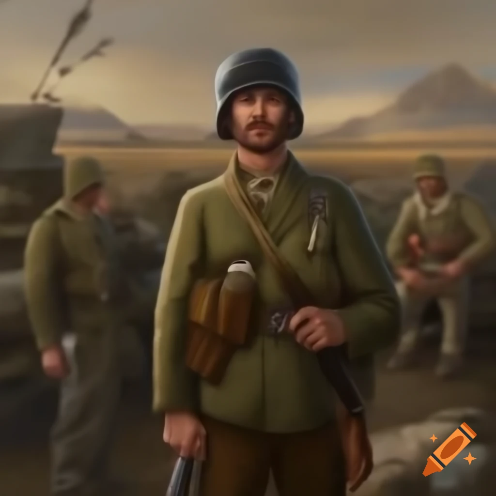 Eastern Front of WWII depicted in Simon Stålenhag's painting
