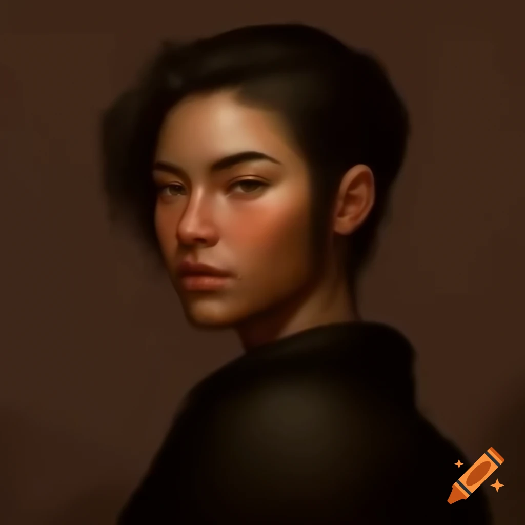 Artistic self portrait