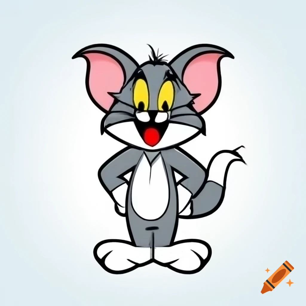 Tom And Jerry Characters Interacting In A Realistic Setting On Craiyon