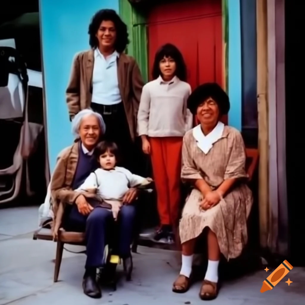 Historic color photos from the 1970s featuring family of Fernando Joseph Steven Marshall in Conception, Chile
