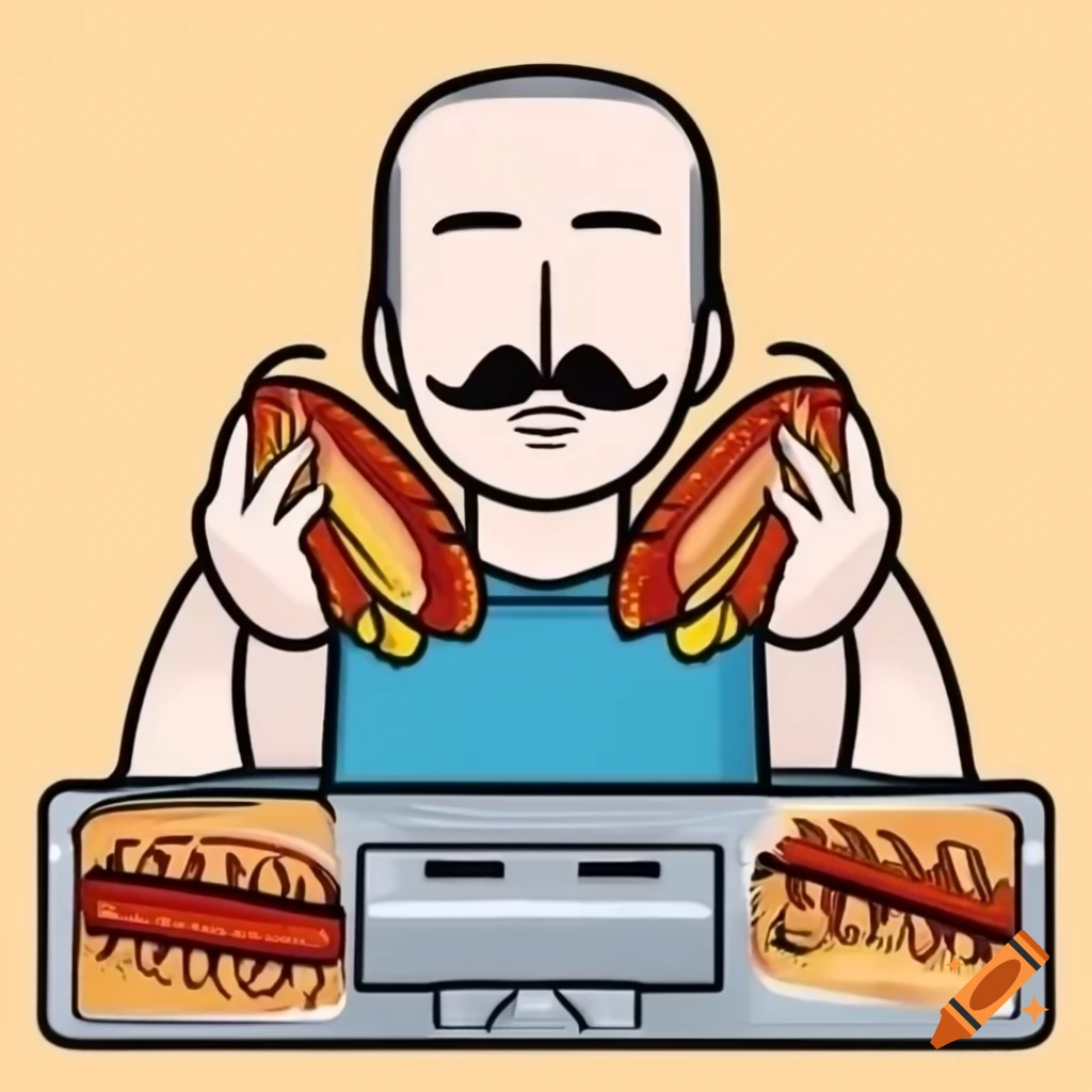 Tom cruise enjoying a hotdog on craiyon