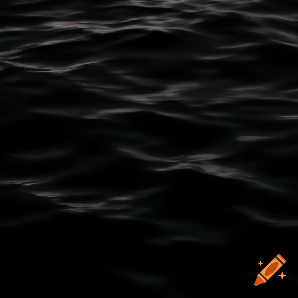 High-definition black water wallpaper