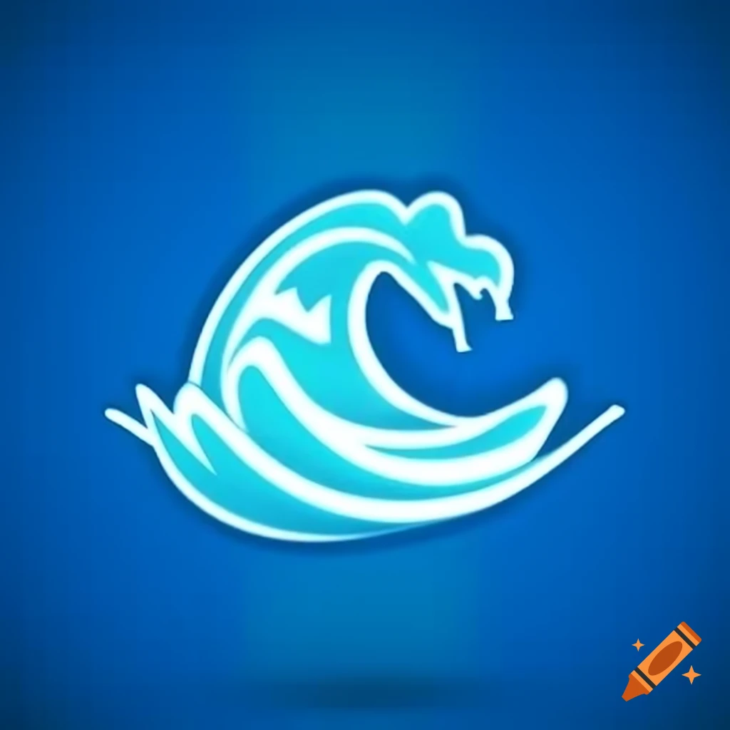 Tsunami logo featuring letter T with glowing solid color backdrop