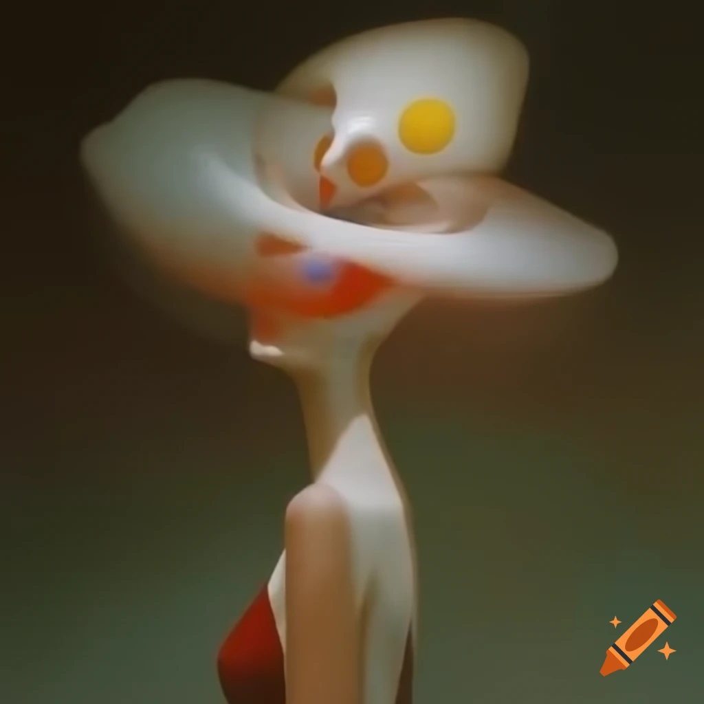 Surrealist art composition with dreamlike elements