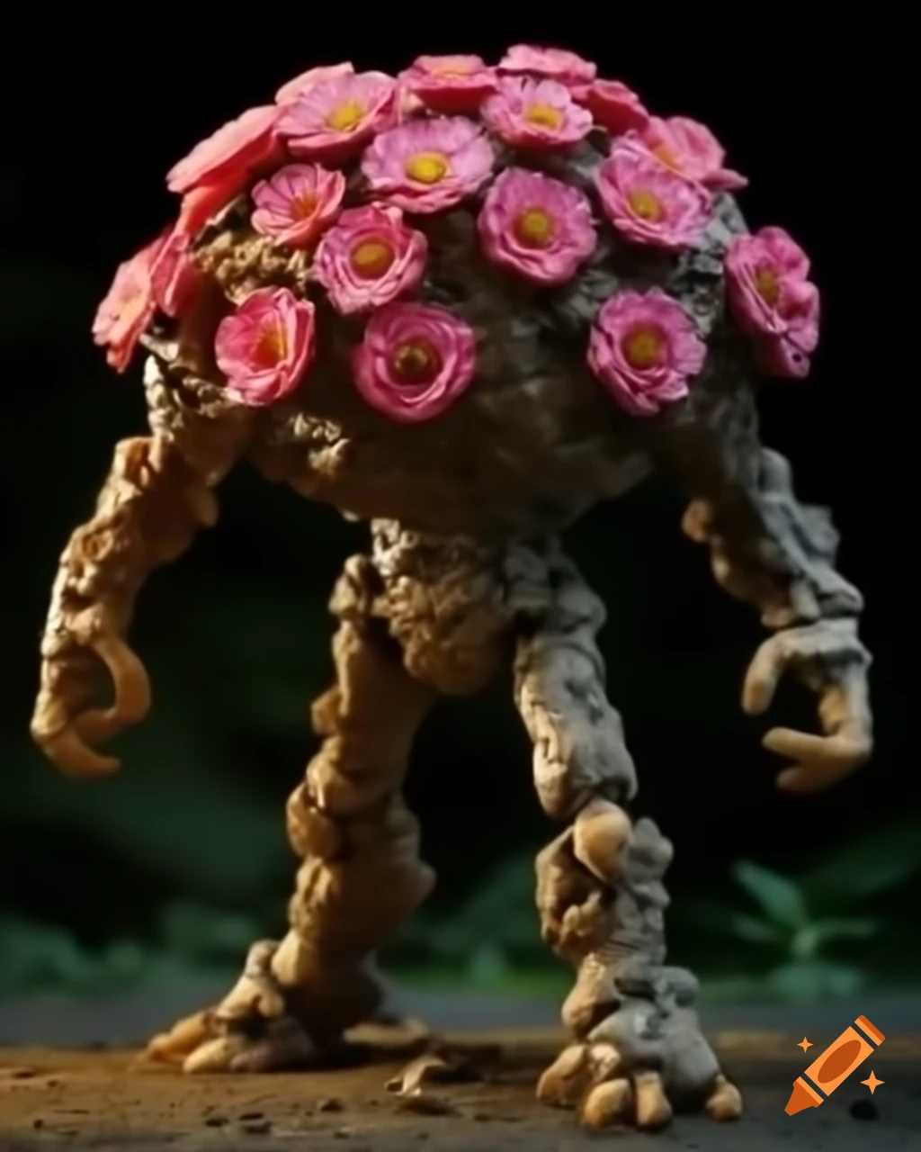 Flowers Golem action figure collectible