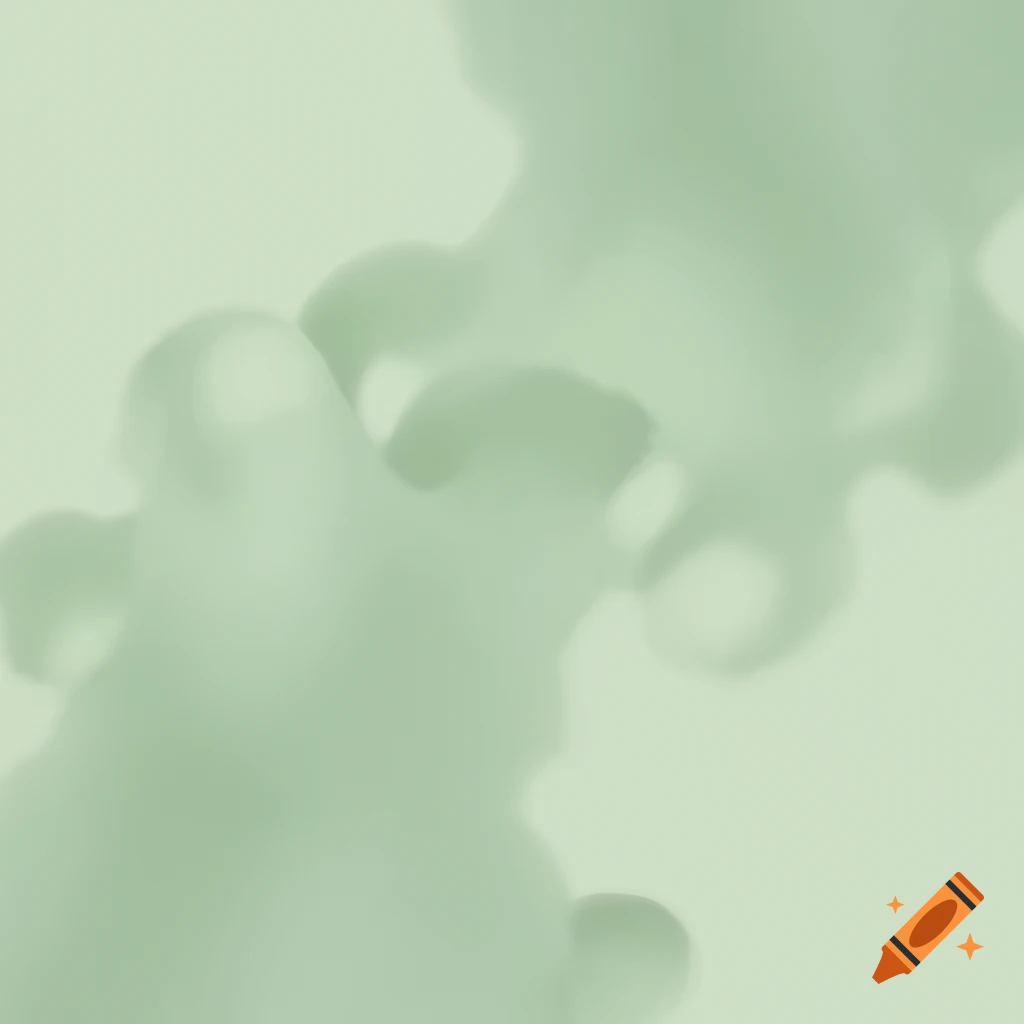 Sage green abstract paint splashes