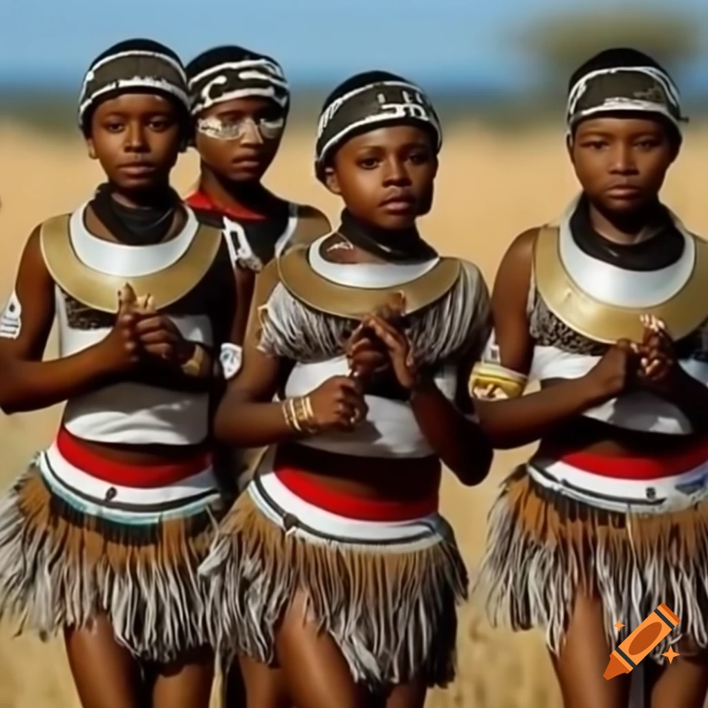 Zulu reed dance celebration featuring diverse participants