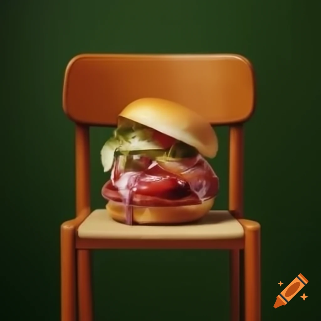 Unusual chair designed to resemble food, creative design