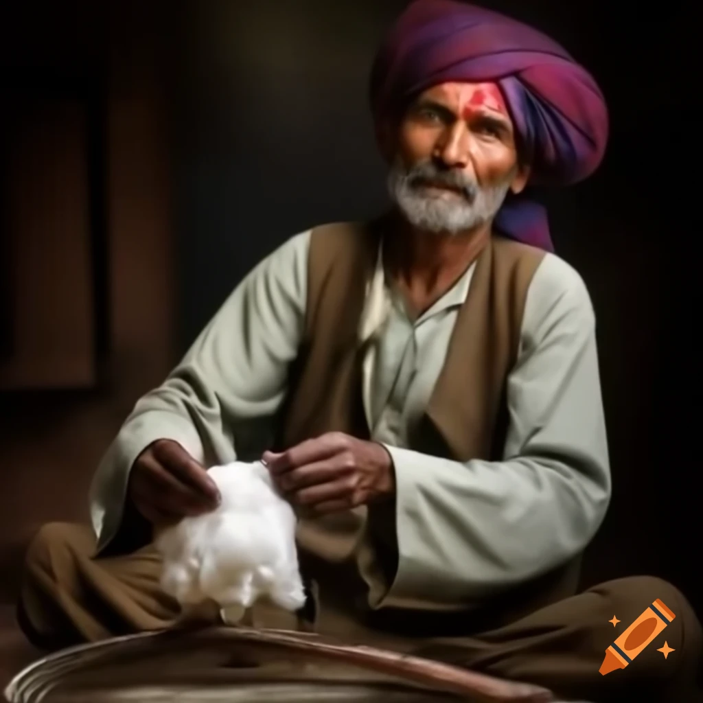 Cotton trader from India in the 1860s